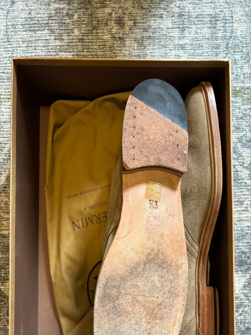 Meermin 114368 Castoro Suede Desert Boot, Taupe (Tan)